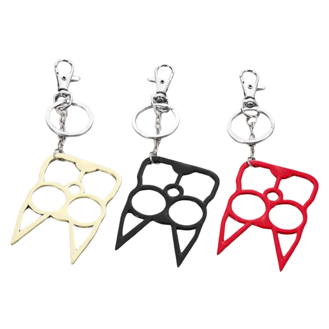 Abstract Cat Keychain-What About Noah