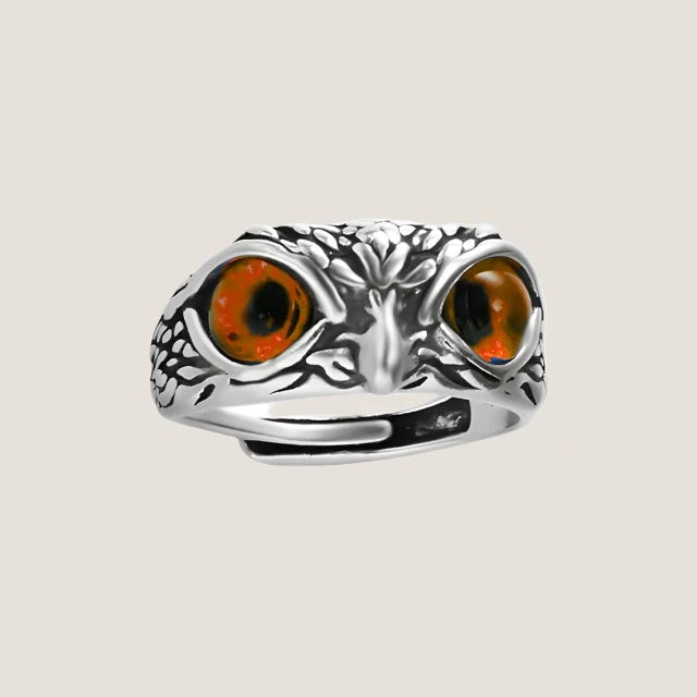 Adjustable Owl Ring-What About Noah