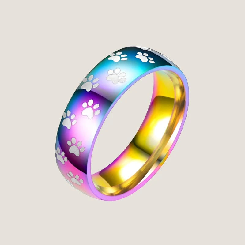 Animal Paw Print Rings-What About Noah