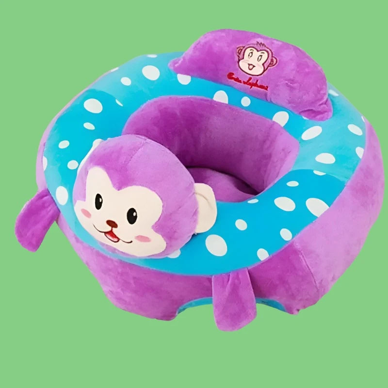 Animal-Themed Plush Baby Seat-What About Noah