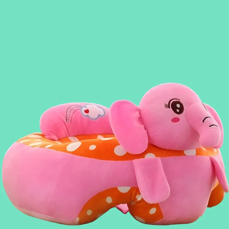 Animal-Themed Plush Baby Seat-What About Noah