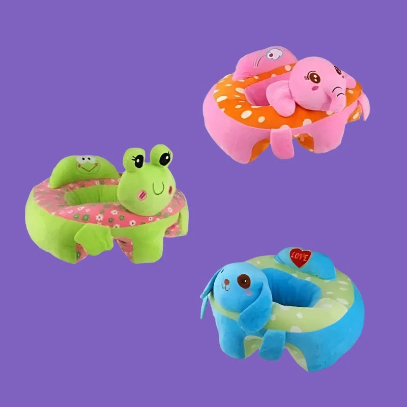 Animal-Themed Plush Baby Seat-What About Noah