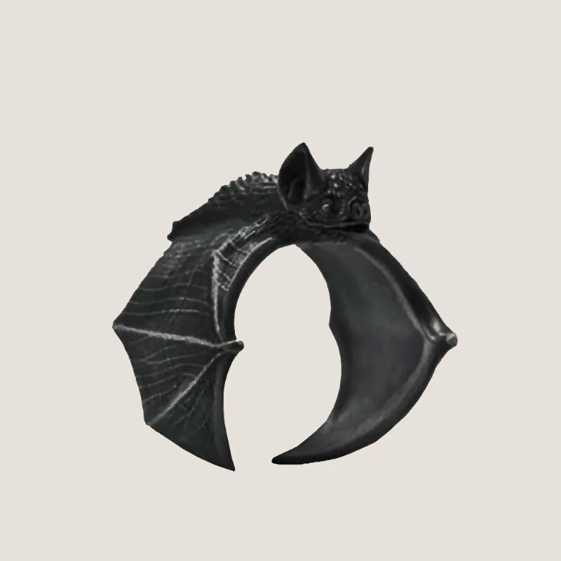 Antique-Style-Black-Bat-Ring-What About Noah