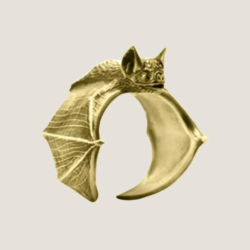 Antique-Style-Gold-Bat-Ring-What About Noah