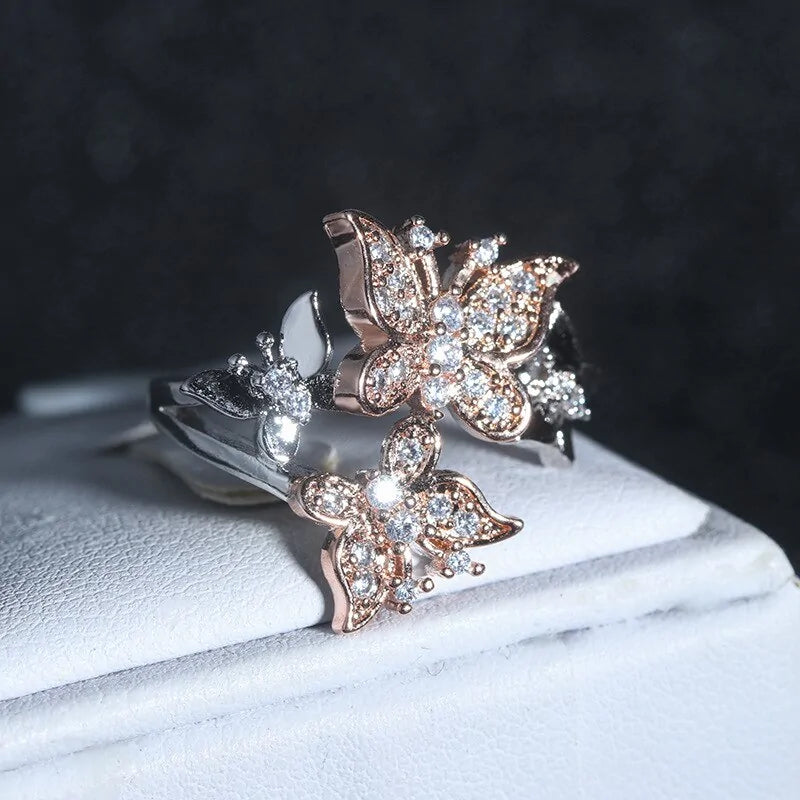 Butterfly Engagement Ring-What About Noah