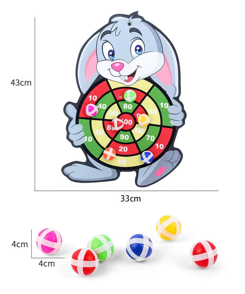 Children's Cartoon Animal Dart Board-What About Noah