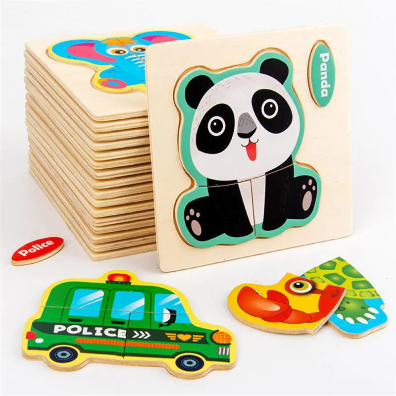 Colorful Animal Puzzle-What About Noah