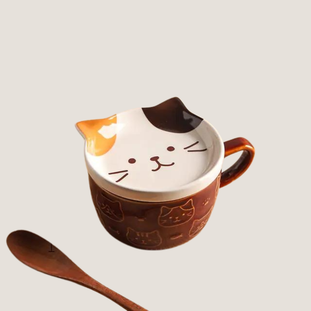 Cute Animal Ceramic Cup-What About Noah