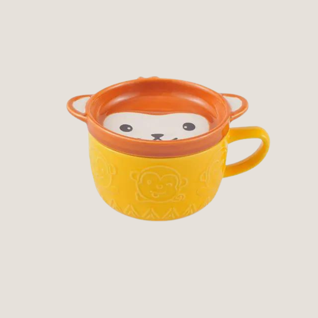 Cute Animal Ceramic Cup-What About Noah