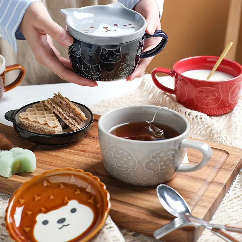 Cute Animal Ceramic Cup-What About Noah