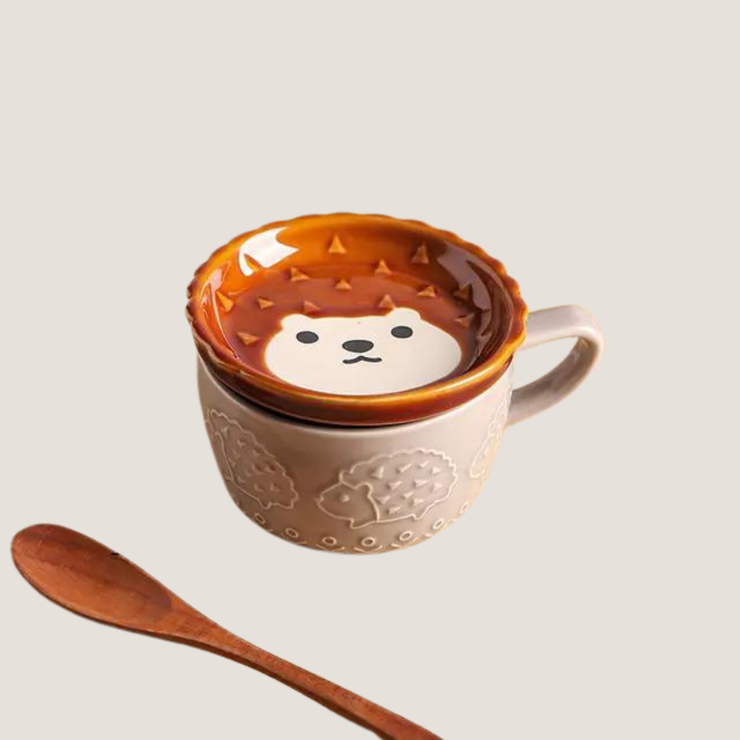 Cute Animal Ceramic Cup-What About Noah