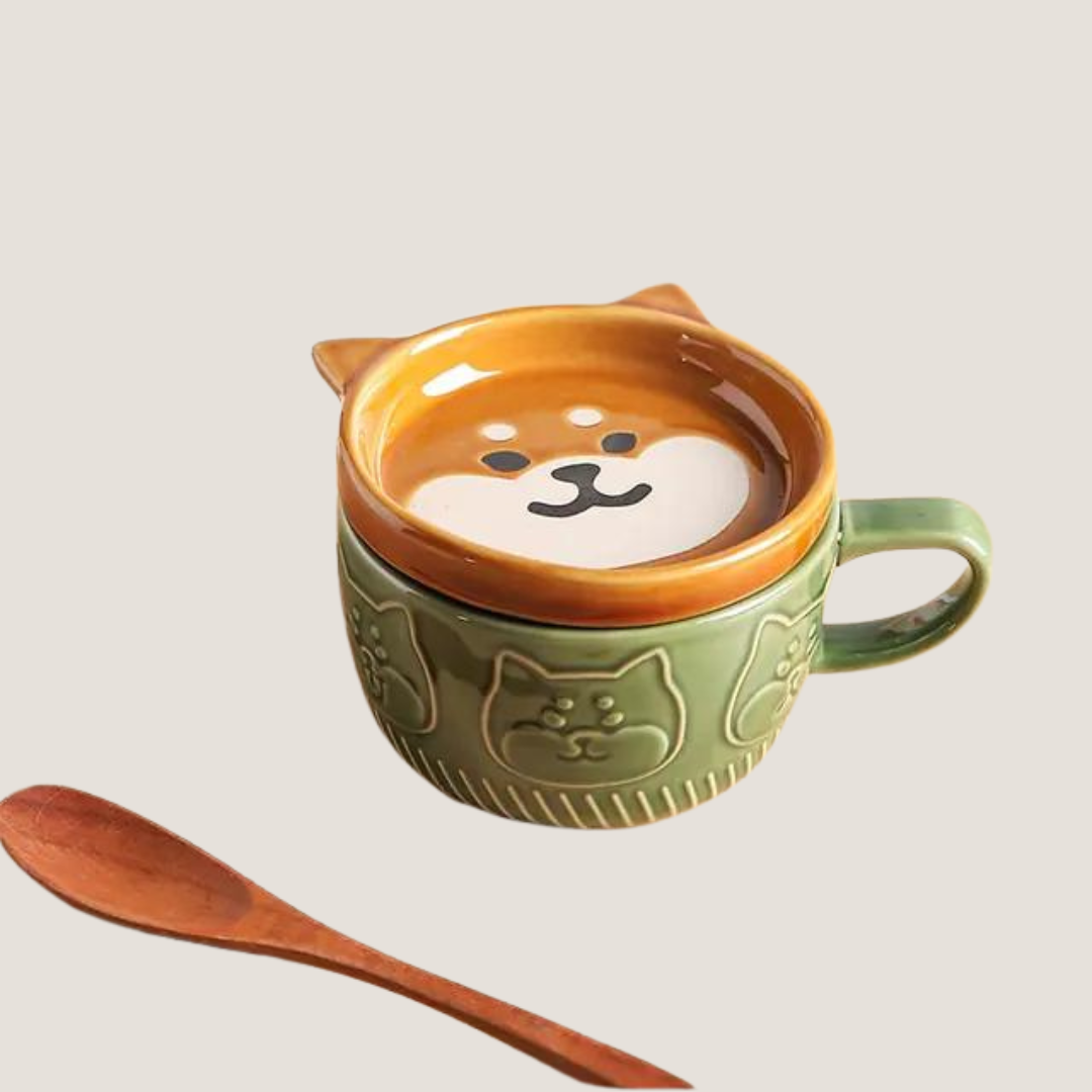 Cute Animal Ceramic Cup-What About Noah