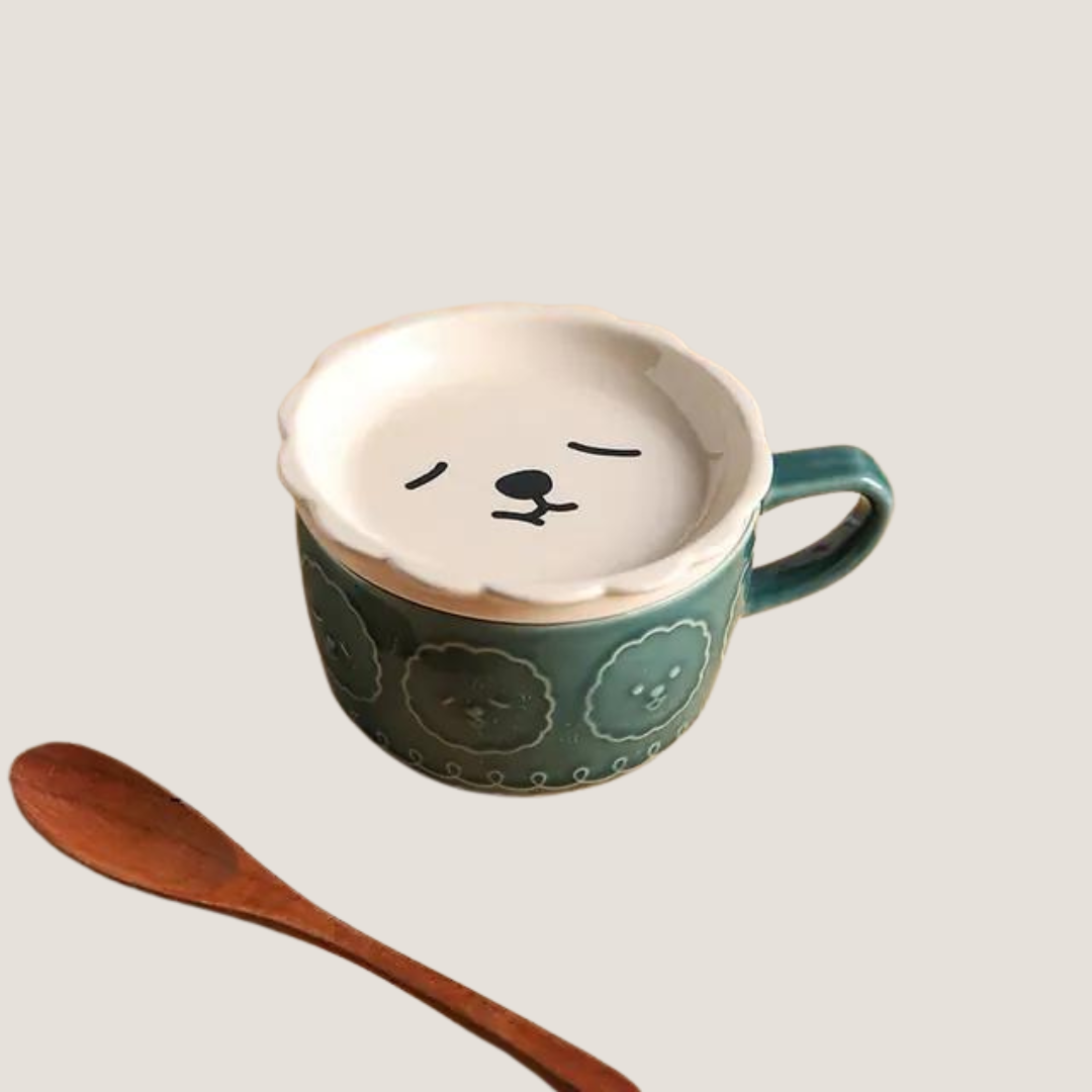 Cute Animal Ceramic Cup-What About Noah