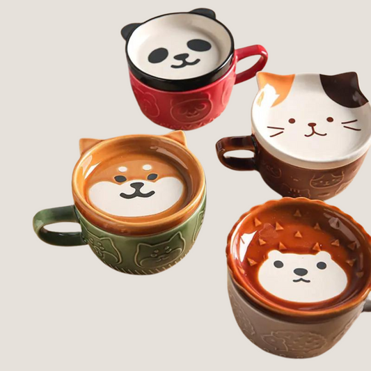 Cute Animal Ceramic Cup-What About Noah