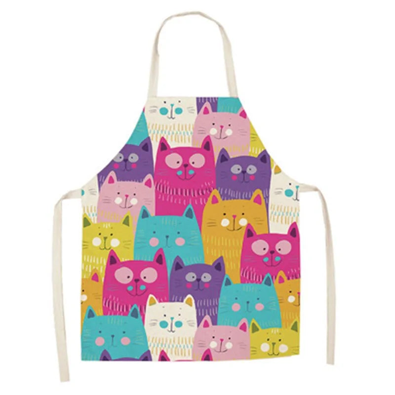 Cute Cat Kitchen Apron-What About Noah