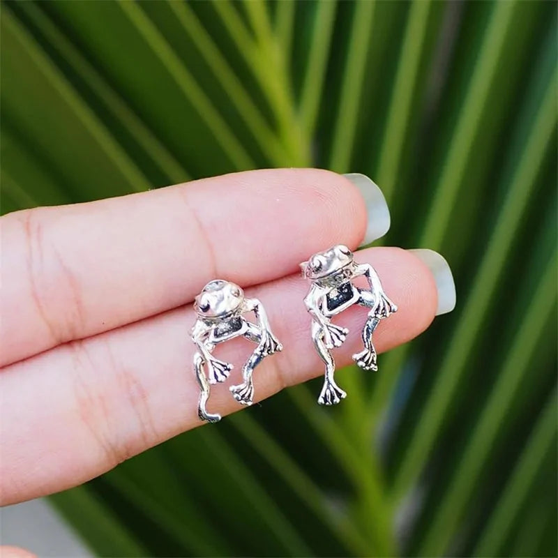 Cute Frog Earrings-What About Noah