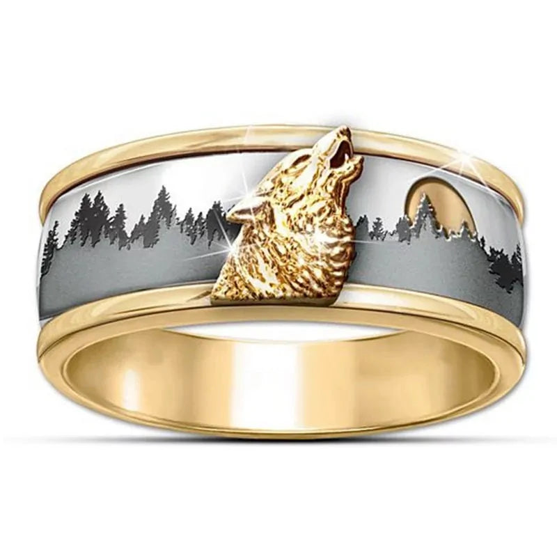Deep Forest Wolf Ring-What About Noah