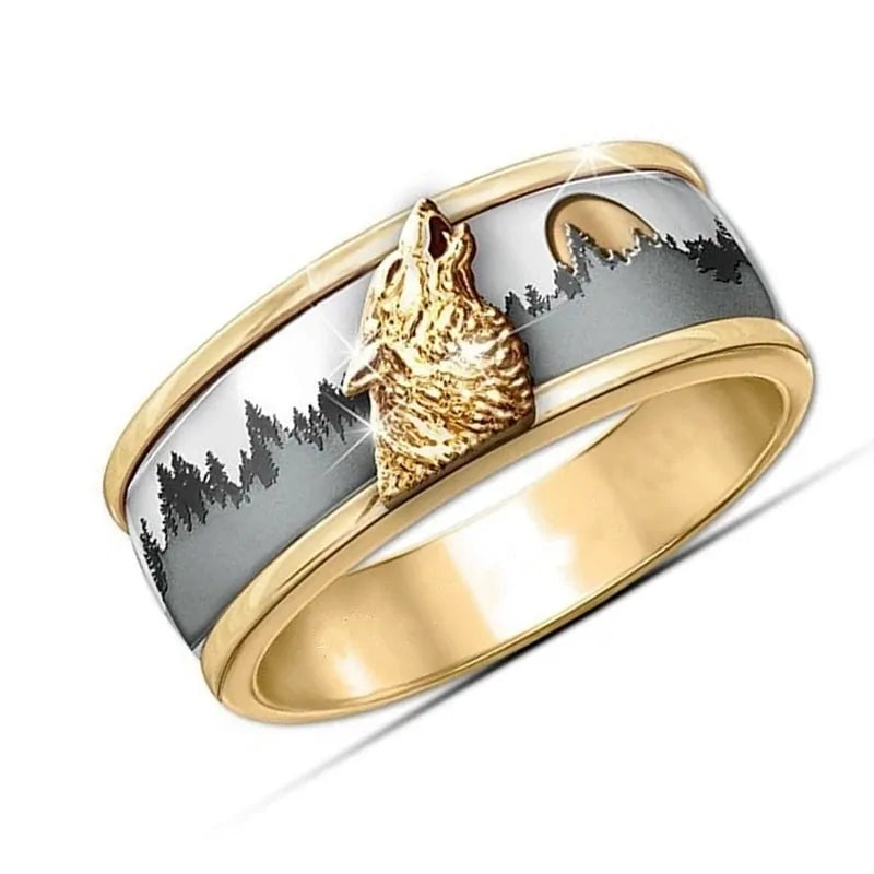 Deep Forest Wolf Ring-What About Noah
