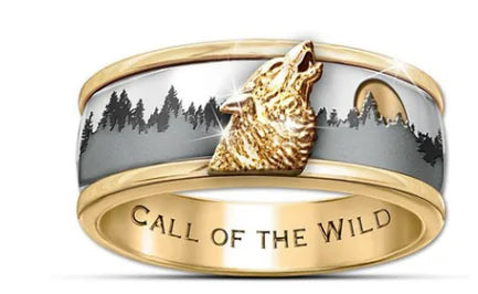 Deep Forest Wolf Ring-What About Noah