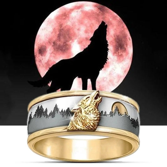 Deep Forest Wolf Ring-What About Noah