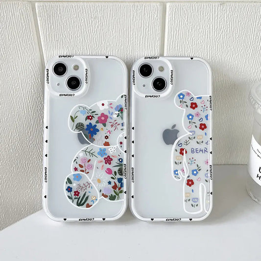 Flower Bear iPhone Case-What About Noah