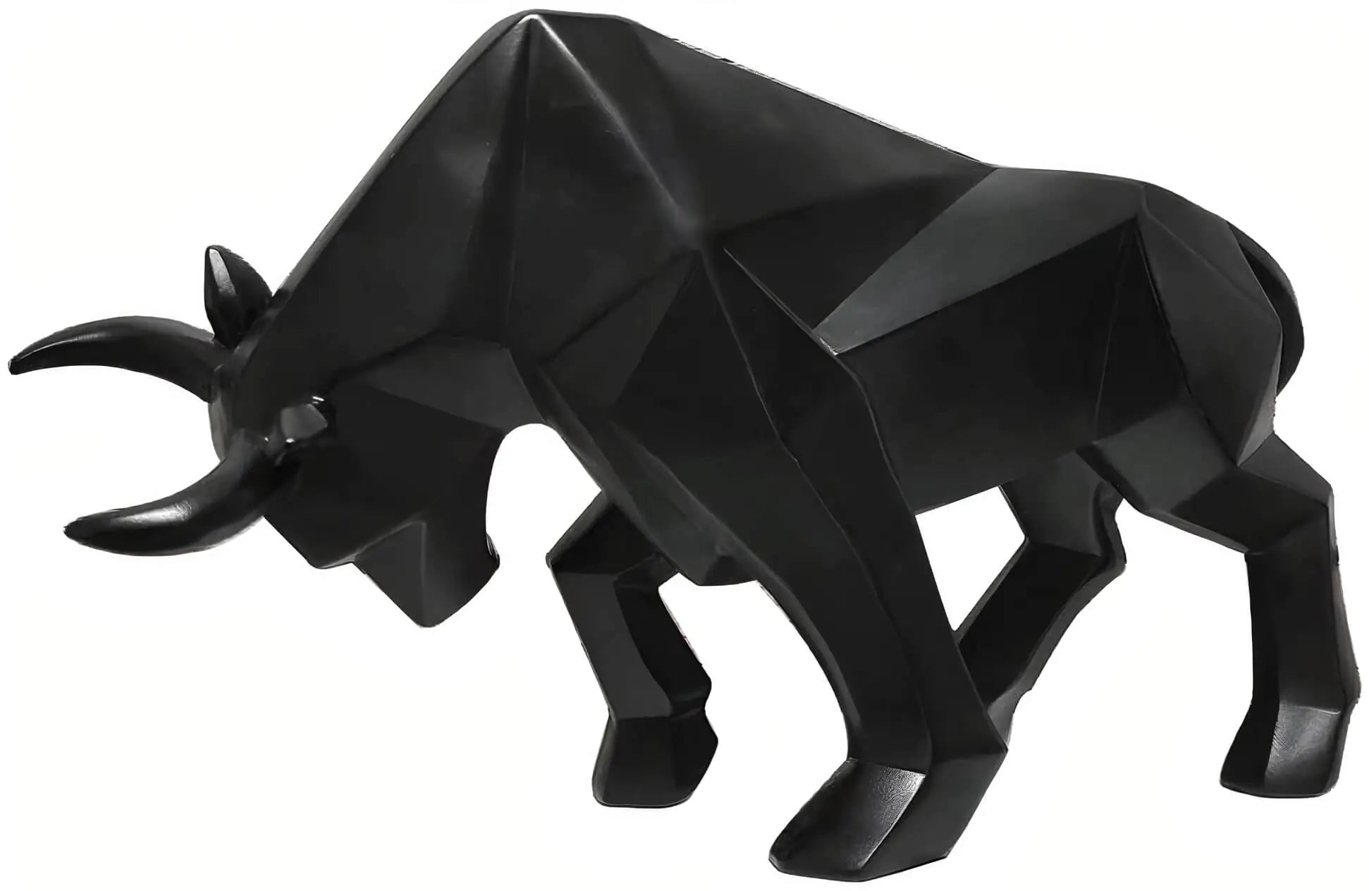 Geometric Bull & Bear Statues-What About Noah