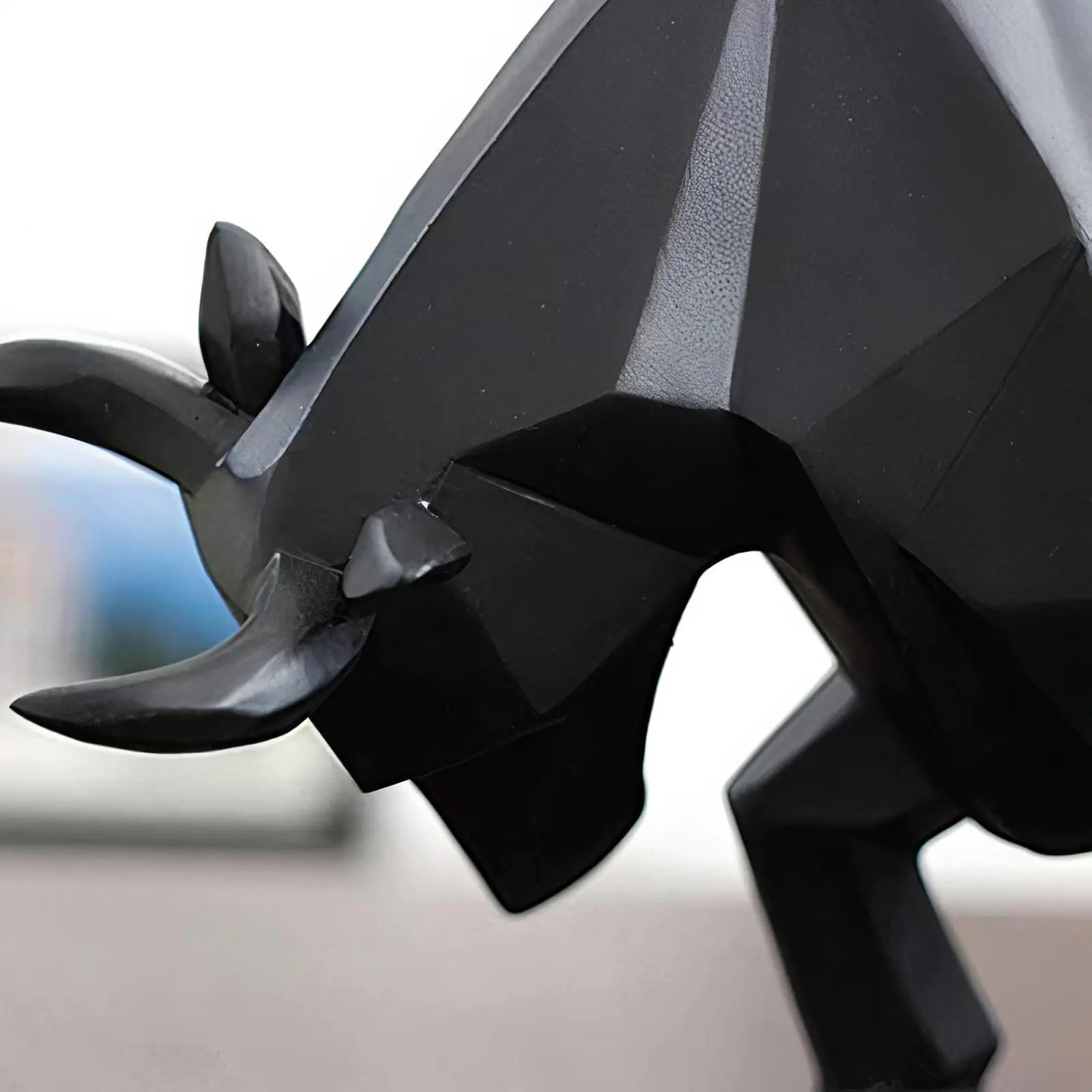 Geometric Bull & Bear Statues-What About Noah