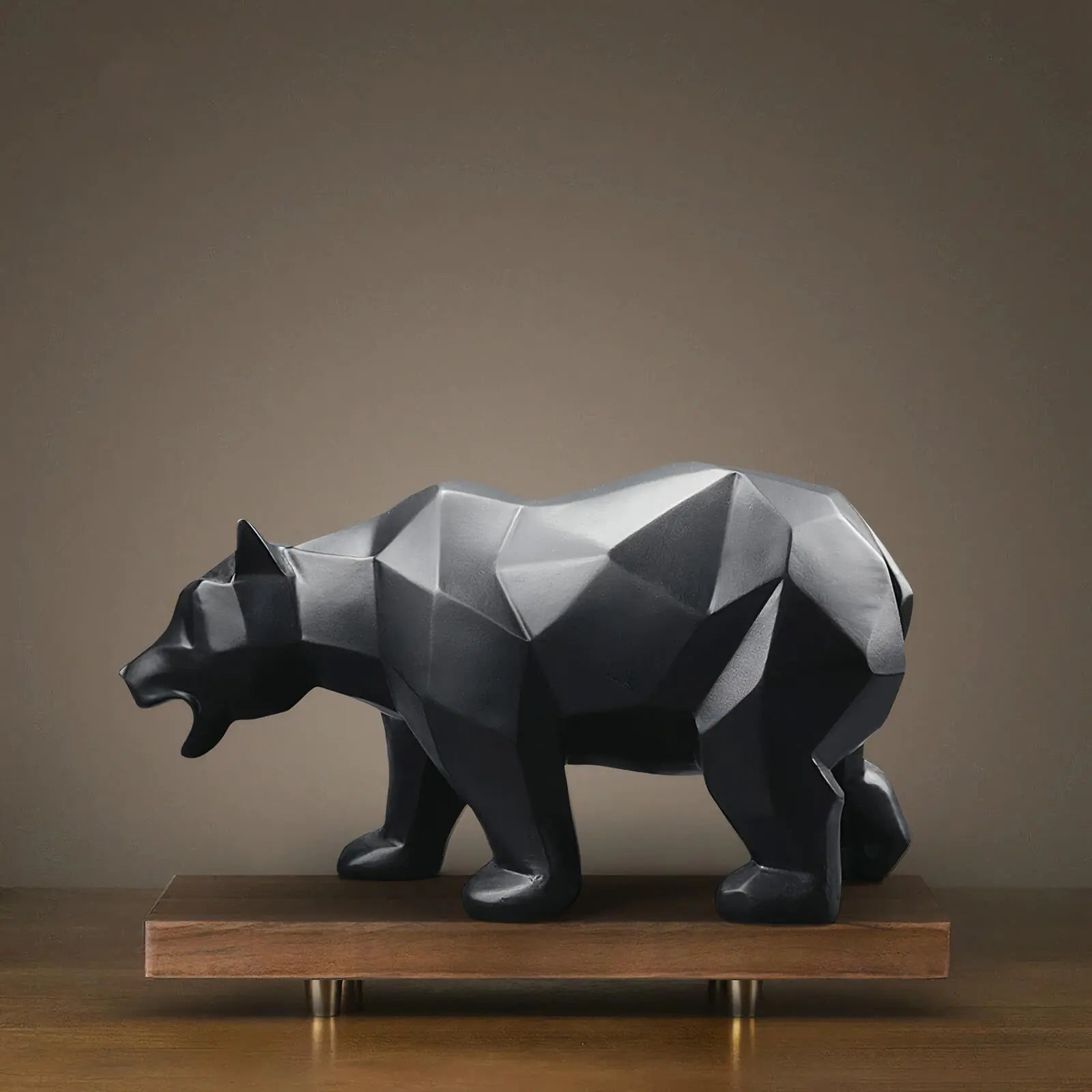 Geometric Bull & Bear Statues-What About Noah