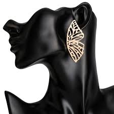 Gold Butterfly Earrings-What About Noah