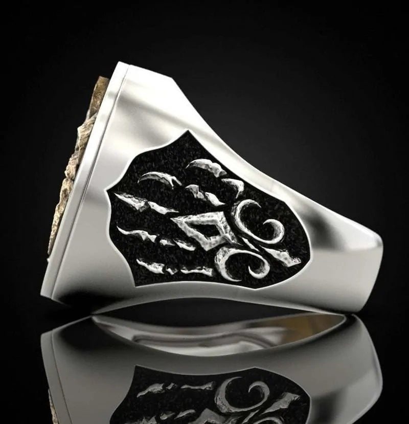 Hunter Wolf Claw Ring-What About Noah