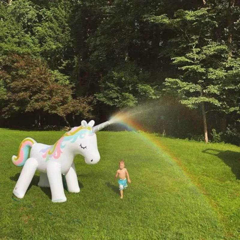 Inflatable Unicorn Water Spray-What About Noah