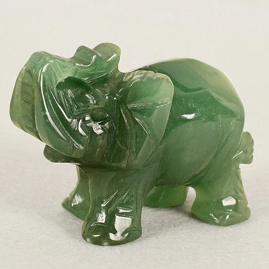 Jade Elephant Statue-What About Noah
