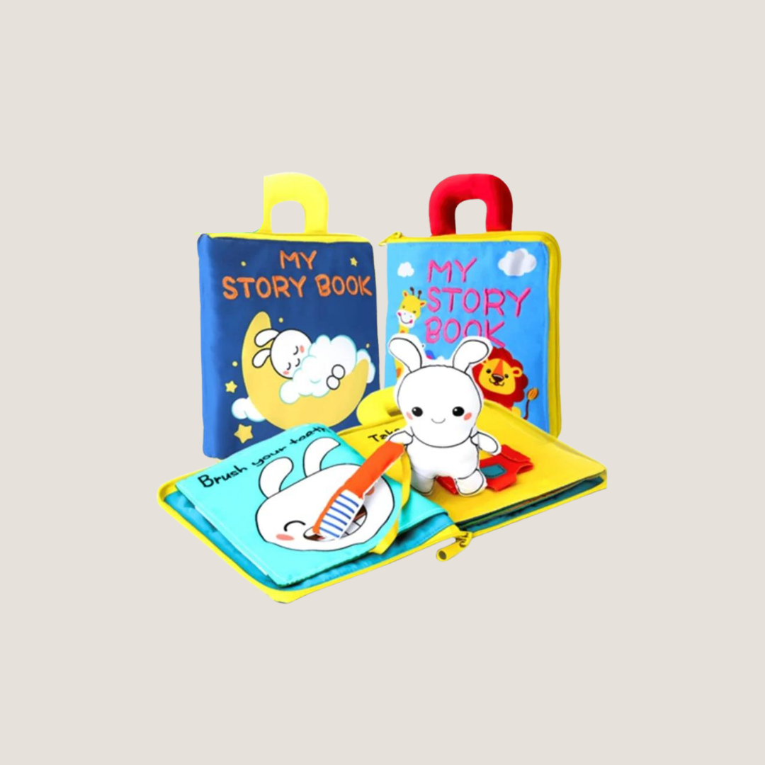 Soft Cloth Baby Book-What About Noah