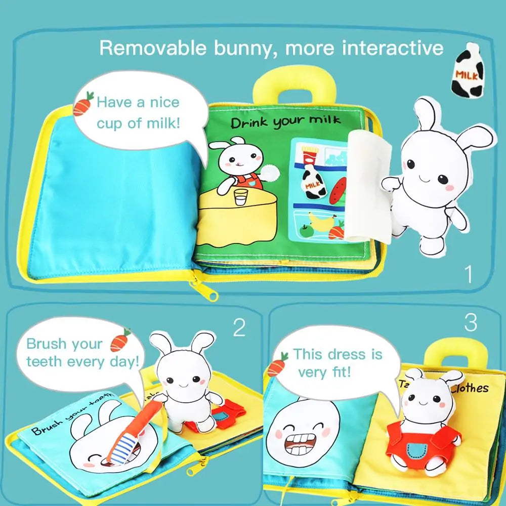 Soft Cloth Baby Book-What About Noah
