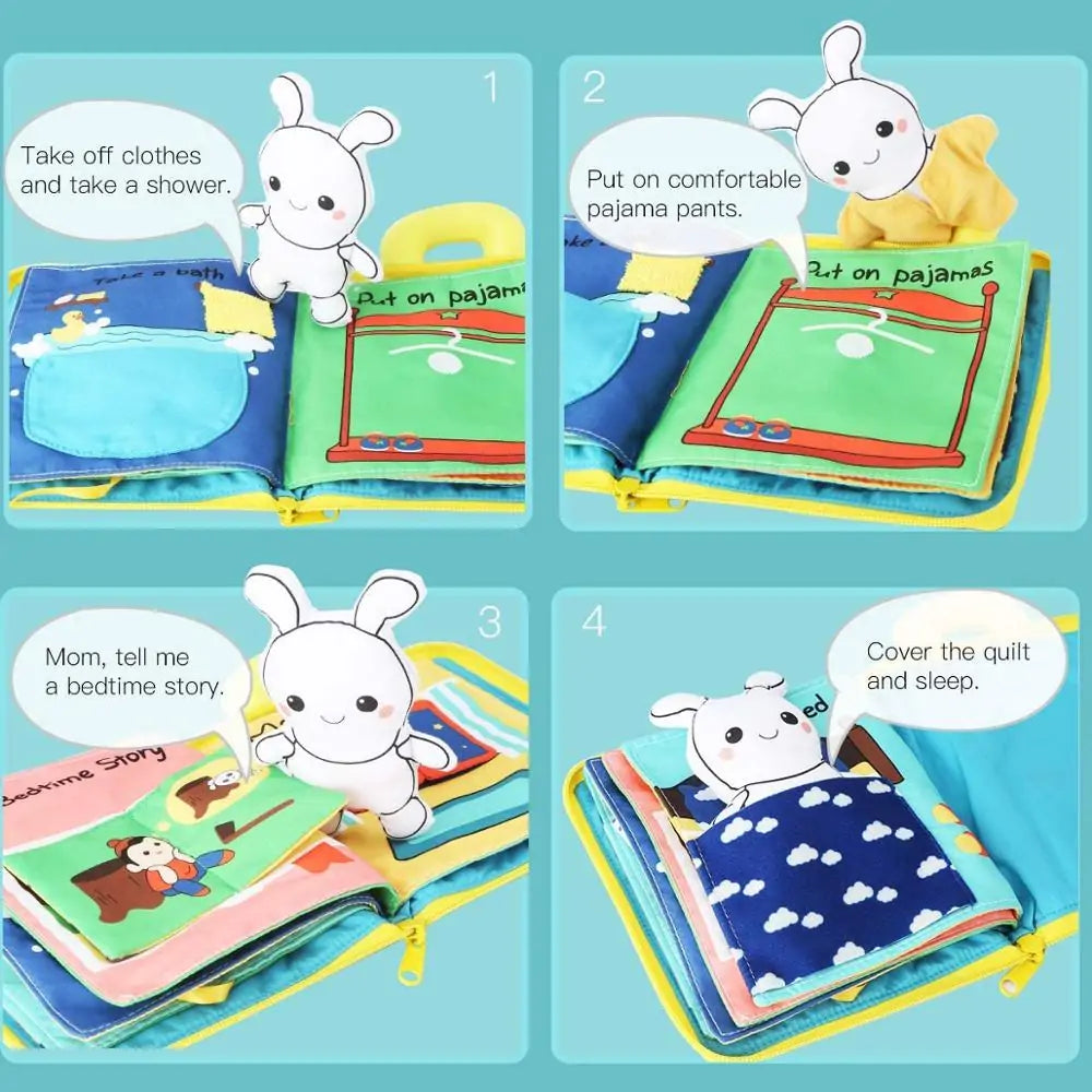 Soft Cloth Baby Book-What About Noah