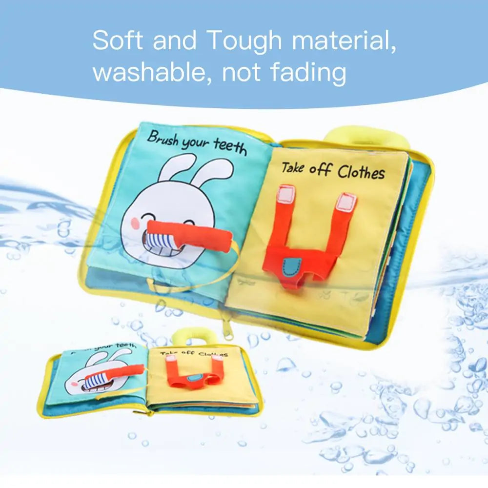 Soft Cloth Baby Book-What About Noah