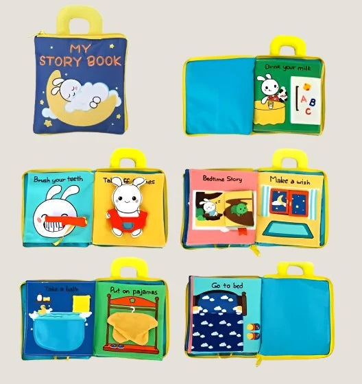 Soft Cloth Baby Book-What About Noah