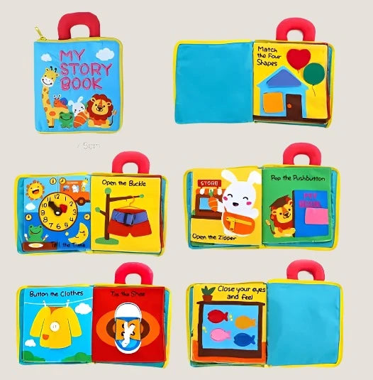 Soft Cloth Baby Book-What About Noah