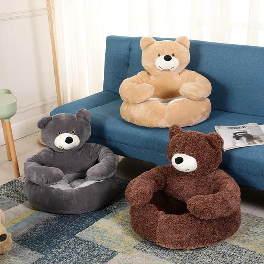 Super Soft Bear Pet Bed-What About Noah