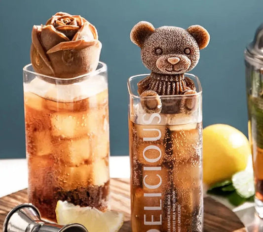 Teddy Bear Mold Ice Cube Maker-What About Noah