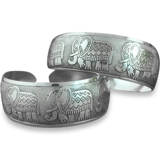 Thai Inspired Elephant Family Bracelet