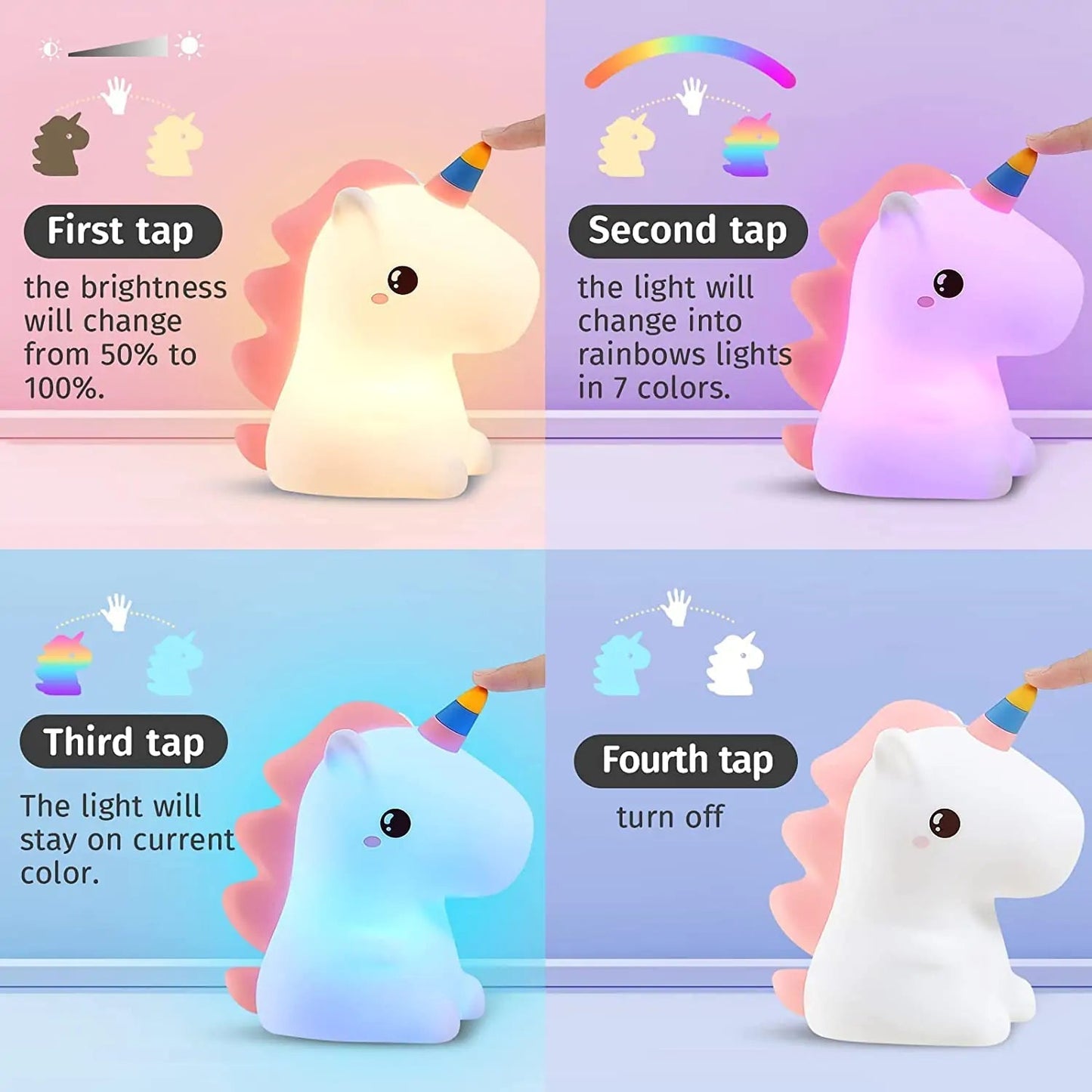 Unicorn Night Light-What About Noah