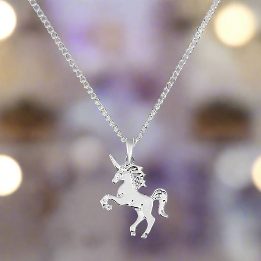 Unicorn Pendant Necklace-What About Noah