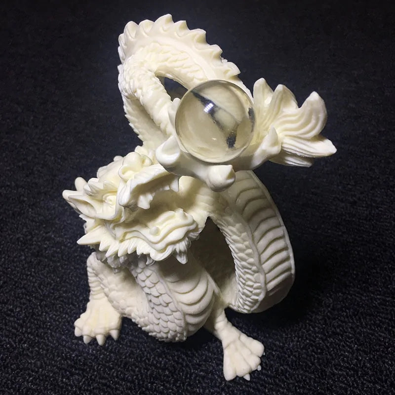 White Dragon Play Bead Statue-What About Noah