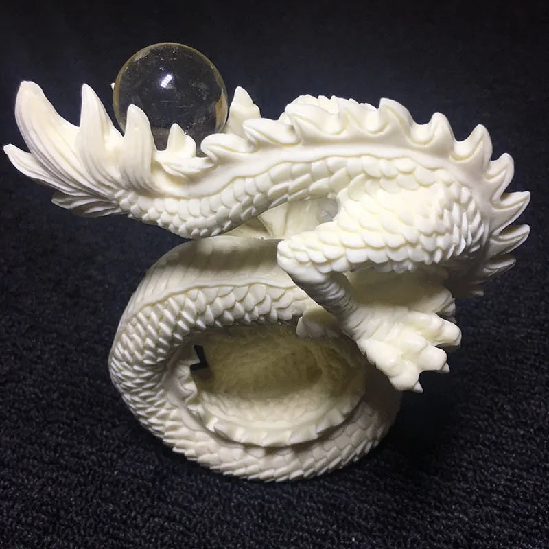 White Dragon Play Bead Statue-What About Noah