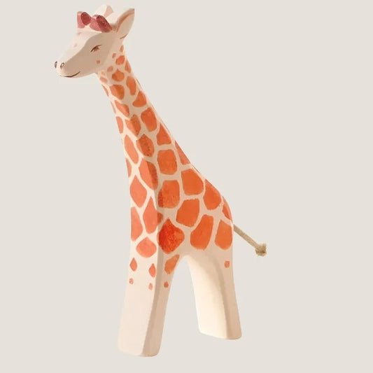 Wooden Giraffe Animal Figurine-What About Noah